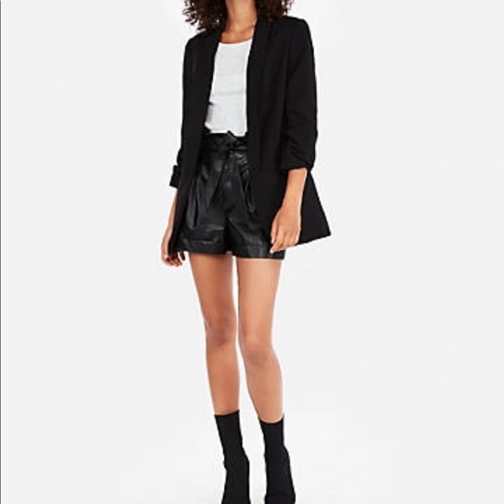 Express Rolled Sleeve Blazer